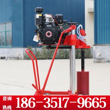佳木斯 管桩钻孔取芯机 汽油动力岩石水钻机