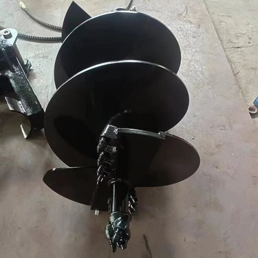 艾立克 挖掘机用螺旋钻机 液压螺旋探钻机 电线杆钻孔引孔机