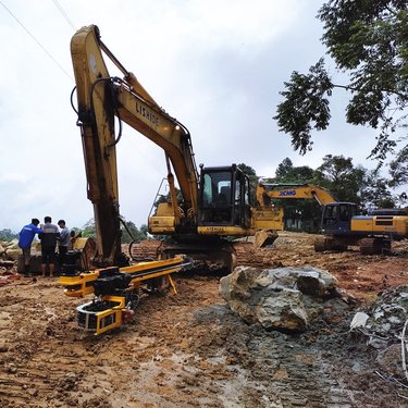 博远 挖改潜孔钻机 矿山炮眼钻孔机 适用于钻凿爆破孔 综合能耗低