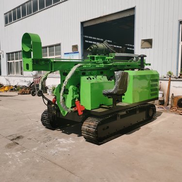山上光伏钻机 多功能履带式打桩机 丘陵山地岩石潜孔钻机 鲁邦重工