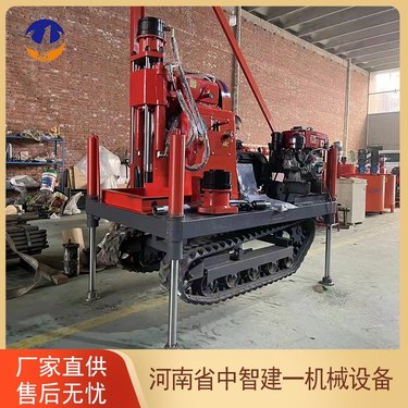 注浆钻机 履带潜孔加固钻机 隧道坑道基坑 液压小型注钻孔一体机