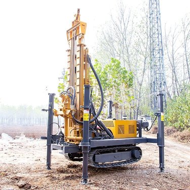 气动钻机家用小型钻井机恒旺 履带气动水井钻机 打岩石液压打井机