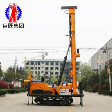 巨匠集团百米水气两用钻机 可回转式取芯勘探气动钻井