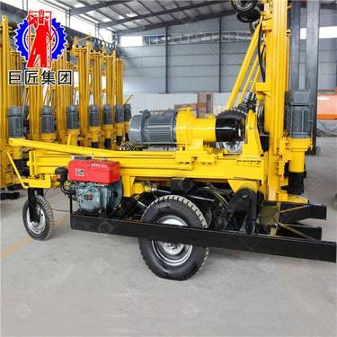 中深孔气动水井钻机 华夏巨匠KQZ-200D自行式气动冲击钻