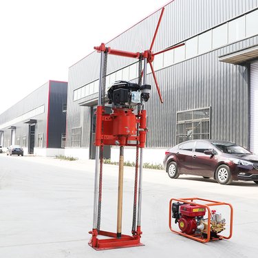 立架式30米轻便背包钻机小型地质勘探取样浅层山地岩心取芯钻机