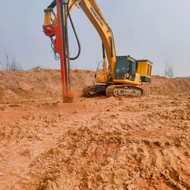 矿山爆破打孔76-150潜孔钻 挖掘机改造钻机 履带式打孔机