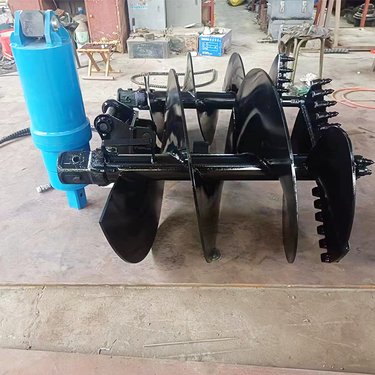 履带式液压行走长螺旋打桩机 小型快速旋挖钻机 挖掘机动力头