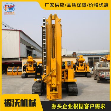履带式光伏打桩机 工地用液压钻孔机 多功能太阳能钻机