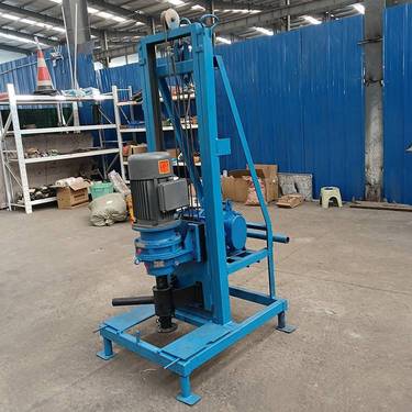 聚仁 电动升降打井机 农田灌溉水井钻机 自动升降打井设备