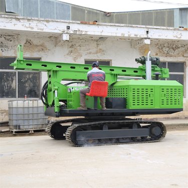 工程螺旋钻孔机 履带矿山潜孔钻机 自行走液压光伏打桩机