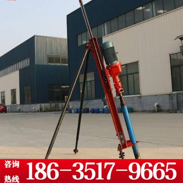 滨州 便携式小型光伏潜孔钻机 液压护坡钻孔机