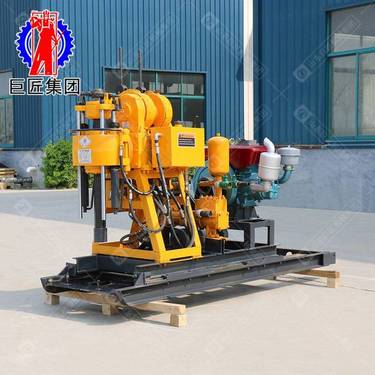 200米地质勘探取样钻机 中深孔采样探矿钻机 柴油动力工程钻机