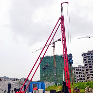 双油缸加压钻喷一体台车 抗浮锚杆 双电机动力头