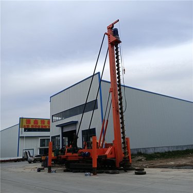 钢制履带长螺旋打桩机 20米螺旋钻孔机 全方位360度钻孔螺旋钻机