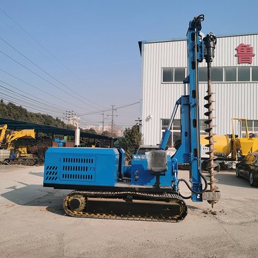 光伏打孔机 螺旋式潜孔钻机 多功能螺旋钻孔挖坑机 鲁邦