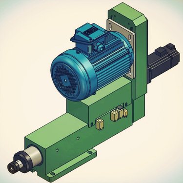 全新SSD05伺服攻牙动力头 卧式立式通用型气动自动换刀