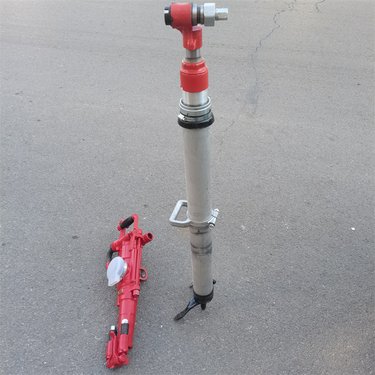 矿山用7665MZ气腿式凿岩设备 双极气腿钻孔机 正转凿岩机