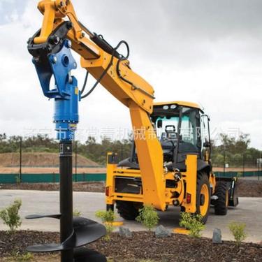 螺旋钻 多功能挖改钻机 液压螺旋钻孔机 路灯基础开孔器