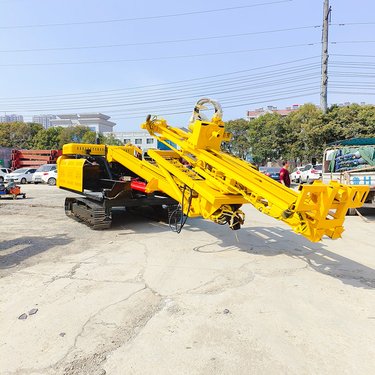 高举护坡锚固钻机 山体加固35米接杆冲击锚固钻孔机 钻孔速度快