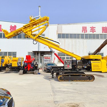 支架式护坡锚固钻机 可举高升高25米护坡钻机 升降式锚杆锚索钻机