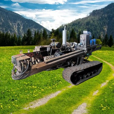 水平过道钻眼机 全自动液压穿管钻机 下水管扩孔定向钻