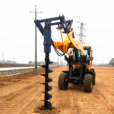 科捷螺旋挖改钻机 树坑地基多功能打桩机 挖掘机改装钻机