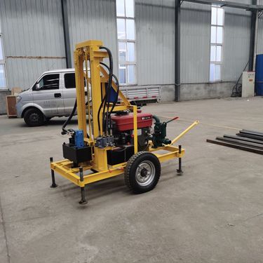 小型柴油液压打井设备 履带式工程降水井钻机 钻井机