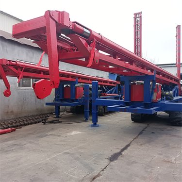 360度旋转底盘双油缸加压 抗浮锚杆钻机 高压注浆泵