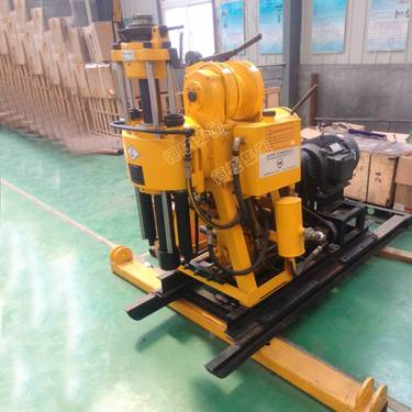 水井钻机百米地质勘探岩芯钻机160米液压打井机房堪地勘取芯钻机