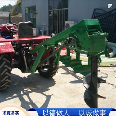 佳宇 多功能汽油机动力打坑机 地面螺旋打窝机 手推式便携式地钻机