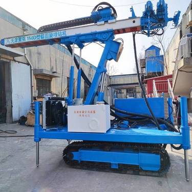 高压旋喷桩机作业原理 150D多功能抗浮锚杆钻机