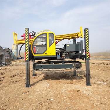 定做矿用井下探水钻机 履带管棚式潜孔钻机 450米气动勘探打井机
