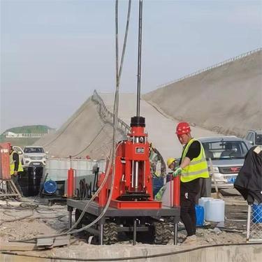 固信ZLJ-350后退式液压双液注浆钻机 路面地基加固用