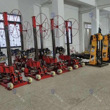 50型轻便地质钻探机 小型多功能勘探钻机 带卷扬可拆解方便搬运