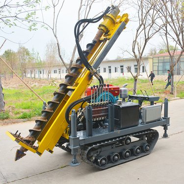 潜孔钻机小型山地履带钻孔机 水泥混凝土地面注浆加固