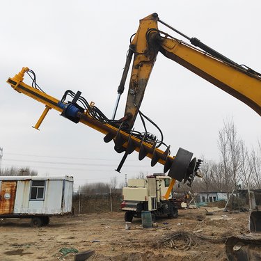 螺旋钻机电线杆钻坑机多功能旋挖钻机工程钻桩机