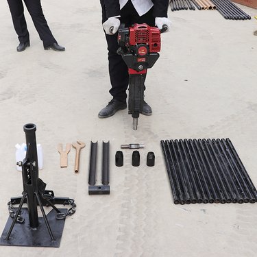 立式背包钻机矿山浅层取样小型岩心钻机打30米