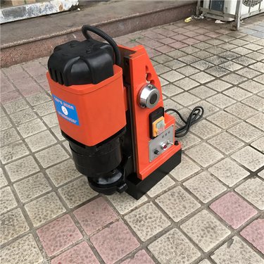 吸附铁件打眼机 磁力钻眼机JIC-19 手提磁座钻机功率