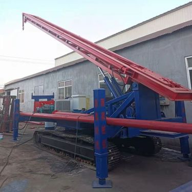 多功能小型长螺旋钻机自行走双管高压旋喷桩机液压工程机械