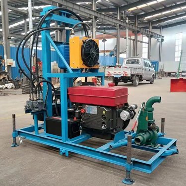 中旺 液压升降柴油打井设备 农田灌溉百米深孔钻机