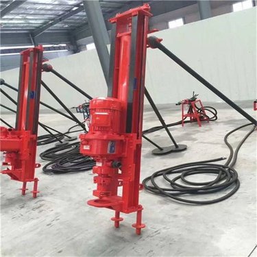 山东潍坊多角度打孔矿山凿岩吉林长春支架式潜孔钻机