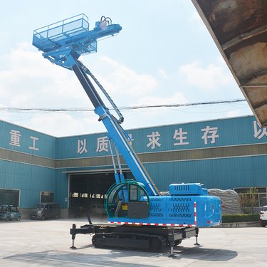 35米举高边坡支护钻机 边坡加固履带式自行走 油电两用 凿岩钻孔机