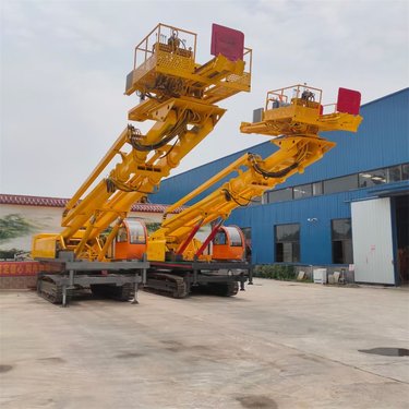 大型矿山护坡钻机 工程用锚杆钻机 履带式基坑锚固打桩机 举高10米