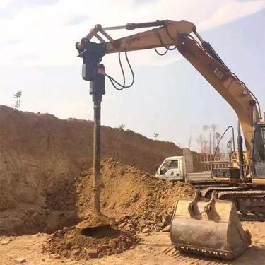 程煤工地旋转钻孔机 螺旋钻机 履带式液压行走长螺旋打桩机