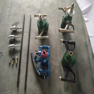 供应矿用手持式钻机手持式帮锚杆ZQS-50气动帮锚杆钻机