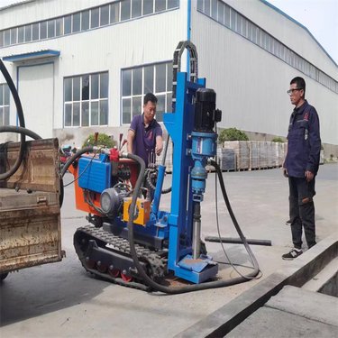 注浆钻孔机地基加固钻机履带式液压系统LL-D40型冲击钻进