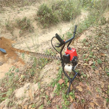 护坡加固支护打孔钻机手扶式边坡钻洞机可连接钻杆H80型