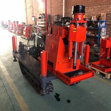 小型履带式注浆加固钻机型号ZLJ-1200 柴油动力坑道钻机打孔深度