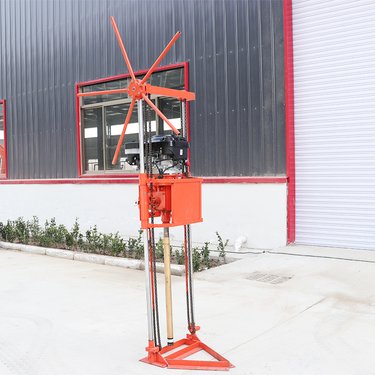 岩心取芯钻机汽油式30米取样钻机野外勘探单人背包钻机