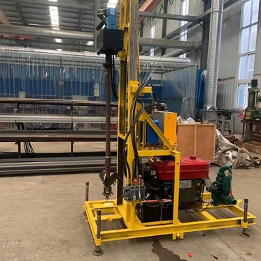 奥莱 农田灌溉百米深孔钻机 柴油液压打井机 液压升降水井钻机